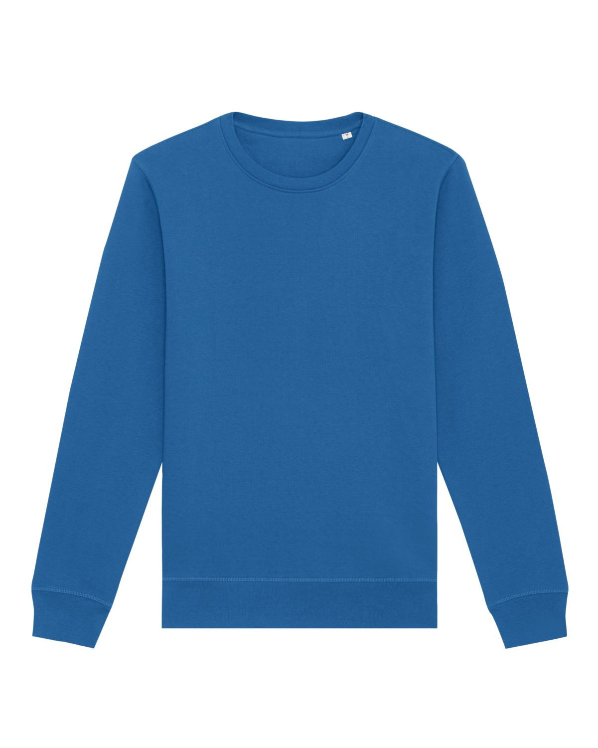 Unisex Professional Organic Cotton Crew Neck Sweatshirt - Royal Blue