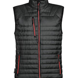 Men's Premium Thermal Showerproof Bodywarmer - Black & Red