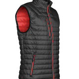 Men's Premium Thermal Showerproof Bodywarmer - Black & Red