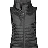 Women's Premium Thermal Showerproof Bodywarmer - Black & Charcoal