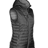 Women's Premium Thermal Showerproof Bodywarmer - Black & Charcoal