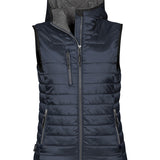 Women's Premium Thermal Showerproof Bodywarmer - Navy & Charcoal