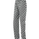 Unisex Essential Chef's Trousers - Black & White