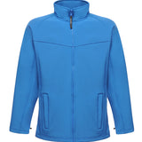 Men's Lightweight Showerproof Professional Soft Shell Jacket - Blue