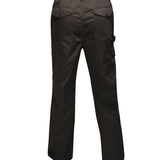 Men's Professional Elasticated Waist Cargo Trousers - Black