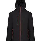 Men's Professional Recycled Insulated Waterproof Jacket - Black & Red