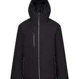 Men's Professional Recycled Insulated Waterproof Jacket - Black & Grey