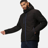 Men's Professional Recycled Insulated Waterproof Jacket - Black & Blue