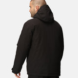 Men's Professional Recycled Insulated Waterproof Jacket - Black & Grey