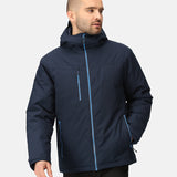 Men's Professional Recycled Insulated Waterproof Jacket - Navy & Blue