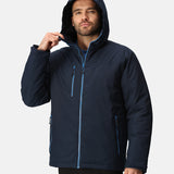 Men's Professional Recycled Insulated Waterproof Jacket - Navy & Blue