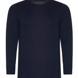 Unisex Classic Long Sleeve Breathable T-Shirt - Navy