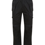 Men's Premium Multi Pocket Tradesman Trousers - Black