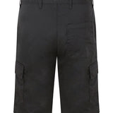 Men's Premium Cargo Style Work Shorts - Black