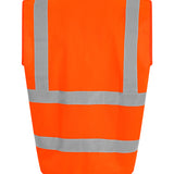 Unisex High Visibility Classic Reflective Waistcoat - Orange