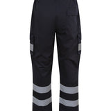 Unisex Professional High Visibility Water Repellent Cargo Trousers - Navy