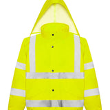 Unisex Professional High Visibility Waterproof Bomber Jacket - Yellow