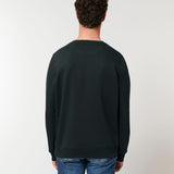 Unisex Professional Organic Cotton Crew Neck Sweatshirt - Black