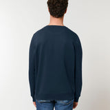 Unisex Professional Organic Cotton Crew Neck Sweatshirt - French Navy