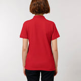 Women's Premium 100% Cotton Polo Shirt - Red