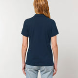 Women's Premium 100% Cotton Polo Shirt - French Navy