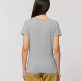 Women's Classic 100% Organic Cotton T-Shirt - Heather Grey