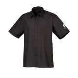Strode College Short Sleeve Breathable Poplin Blouse - Black