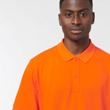 Men's Premium 100% Cotton Polo Shirt - Orange