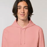 Unisex Organic Cotton Classic Hooded Sweatshirt - Pink