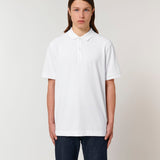 Men's Premium 100% Cotton Polo Shirt - White