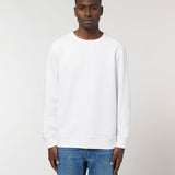 Unisex Professional Organic Cotton Crew Neck Sweatshirt - White