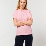 Women's Premium 100% Cotton Polo Shirt -  Pink