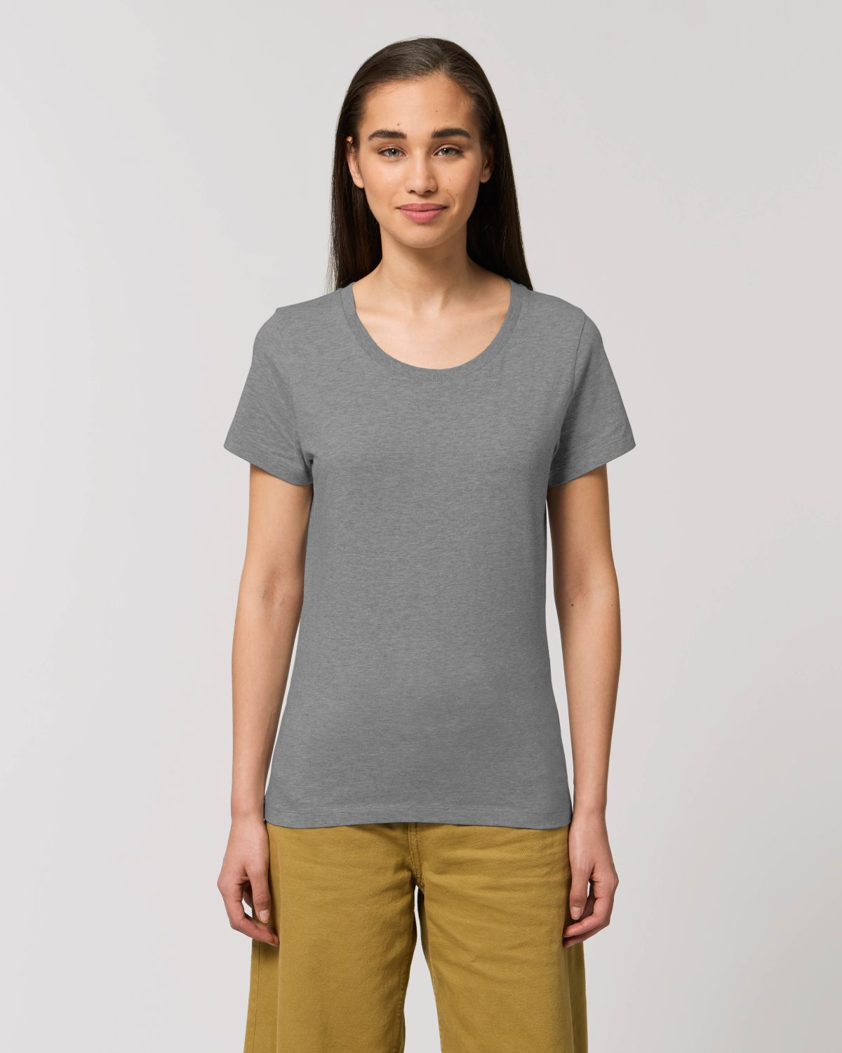 Women's Classic 100% Organic Cotton T-Shirt - Heather Grey