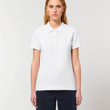 Women's Premium 100% Cotton Polo Shirt - White