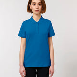 Women's Premium 100% Cotton Polo Shirt - Royal Blue