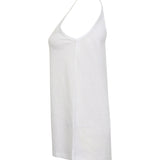 Women's Classic Relaxed Fit Slounge Vest - White