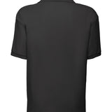 Men's Classic Poly/Cotton Pique Polo Shirt - Black