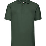 Men's Classic Poly/Cotton Pique Polo Shirt - Bottle Green