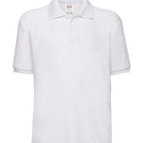 Men's Classic Poly/Cotton Pique Polo Shirt - White