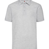 Men's Classic Poly/Cotton Pique Polo Shirt - Heather Grey