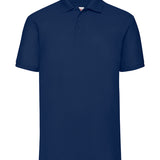 Men's Classic Poly/Cotton Pique Polo Shirt - Navy