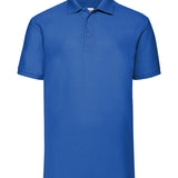 Men's Classic Poly/Cotton Pique Polo Shirt - Royal Blue