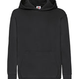 Unisex Classic Drop Shoulder Hooded Sweatshirt - Black