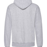 Unisex Classic Drop Shoulder Hooded Sweatshirt - Heather Grey