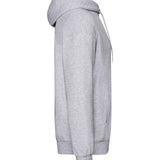 Unisex Classic Drop Shoulder Hooded Sweatshirt - Heather Grey