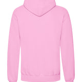 Unisex Classic Drop Shoulder Hooded Sweatshirt - Pink