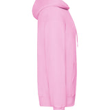 Unisex Classic Drop Shoulder Hooded Sweatshirt - Pink