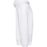 Unisex Classic Drop Shoulder Hooded Sweatshirt - White