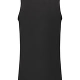 Men's 100% Cotton Classic Athletic Vest - Black