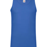 Men's 100% Cotton Classic Athletic Vest - Royal Blue